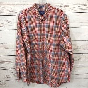 Pendleton Plaid Metro Shirt Cotton Wrinkle Resist